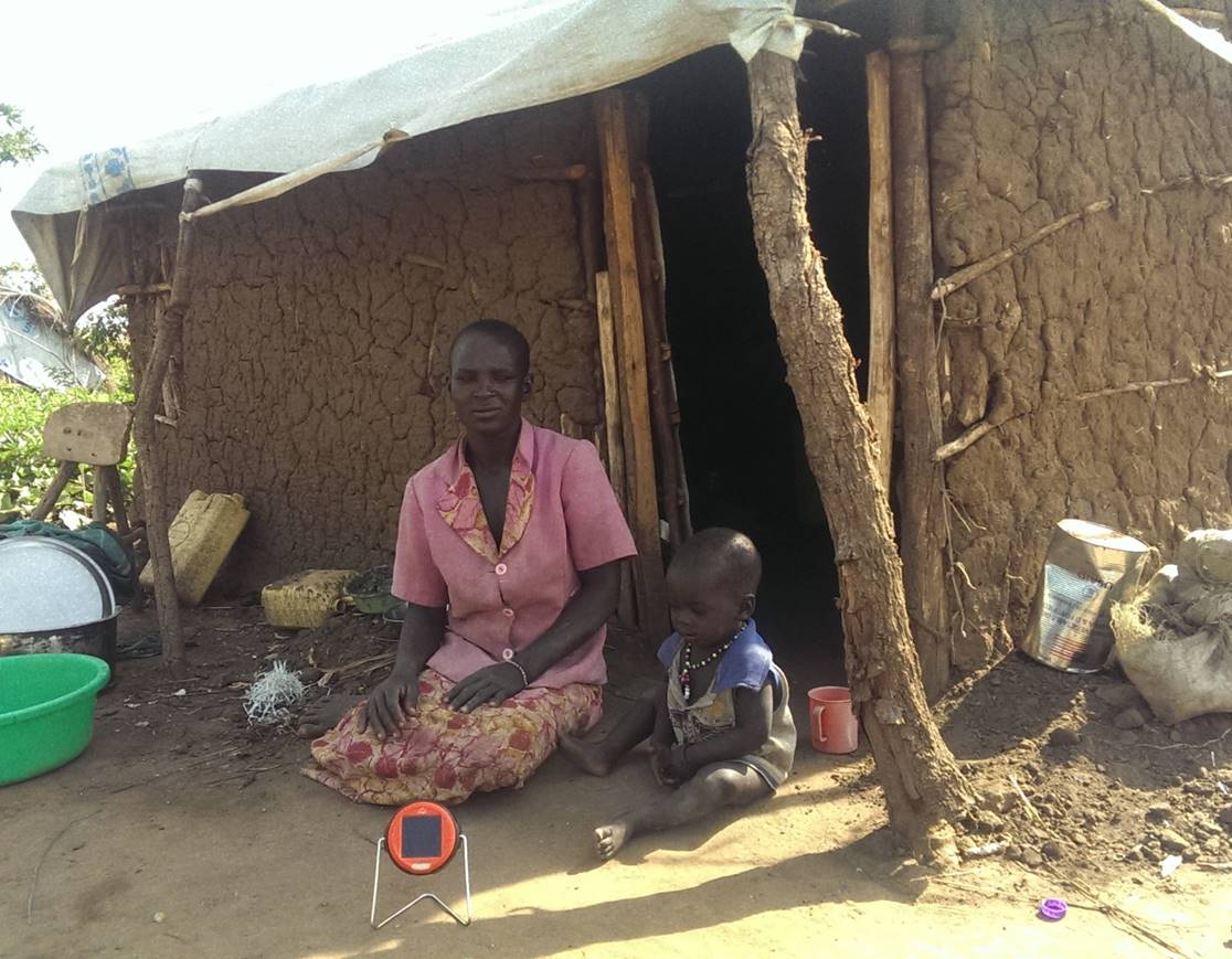 Solar lights for South Sudanese refugees